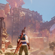 Tales of Arise's Iron Mask looks at an imperial fortress during the day.